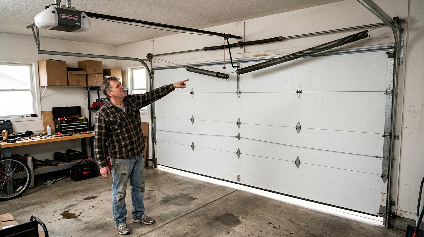 Garage Door Won’t Close Properly in Atlanta