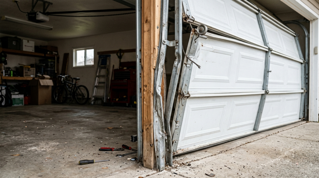 damaged door