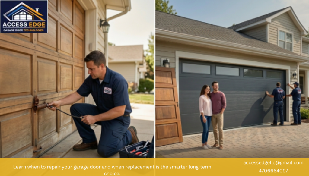 Repair vs Replace Garage Door